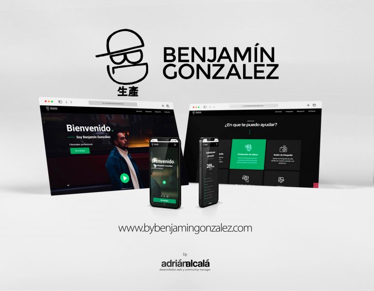 Diseño web de By Benjamín González