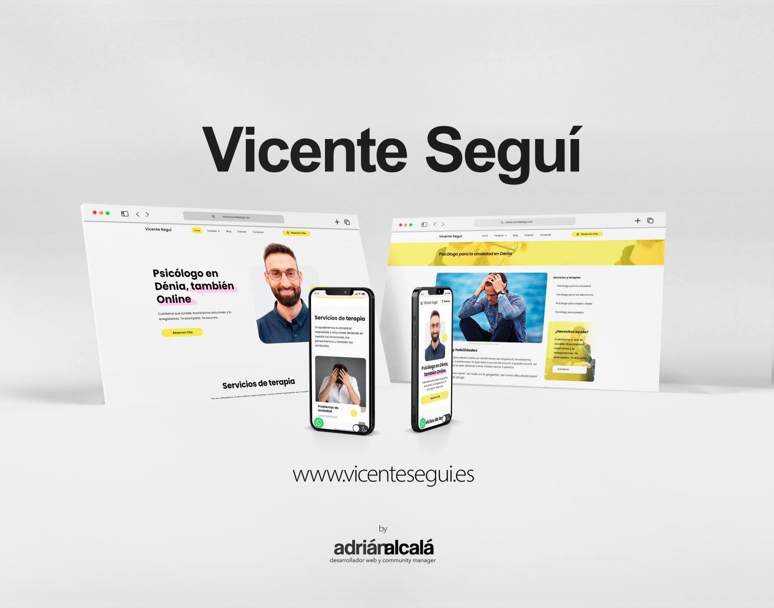Diseño web Vicente Seguí (Psicólogo)