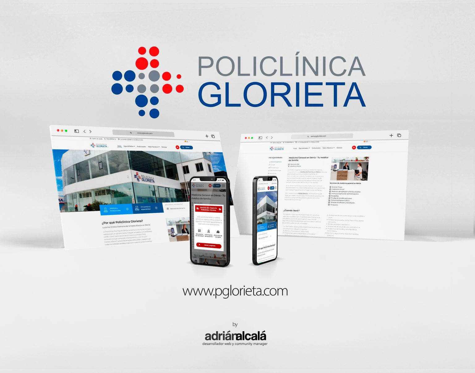 Diseño web Policlínica Glorieta (Policlínica)