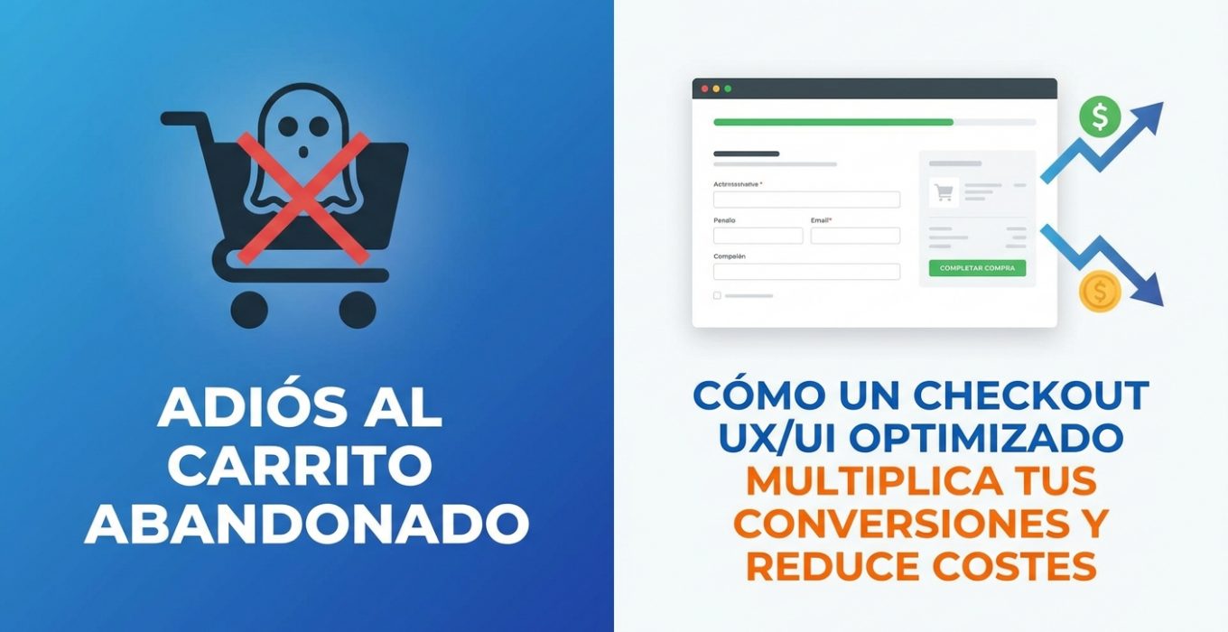 e-commerce - Adiós al Carrito Abandonado: Cómo un Checkout UX/UI Optimizado Multiplica tus Conversiones y Reduce Costes.