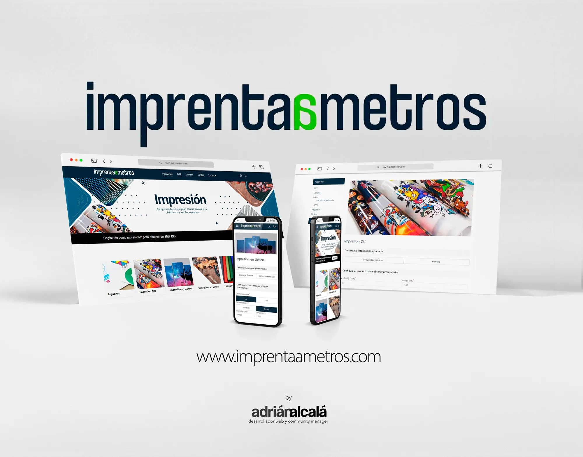 Imprenta a Metros — proyecto real del portfolio