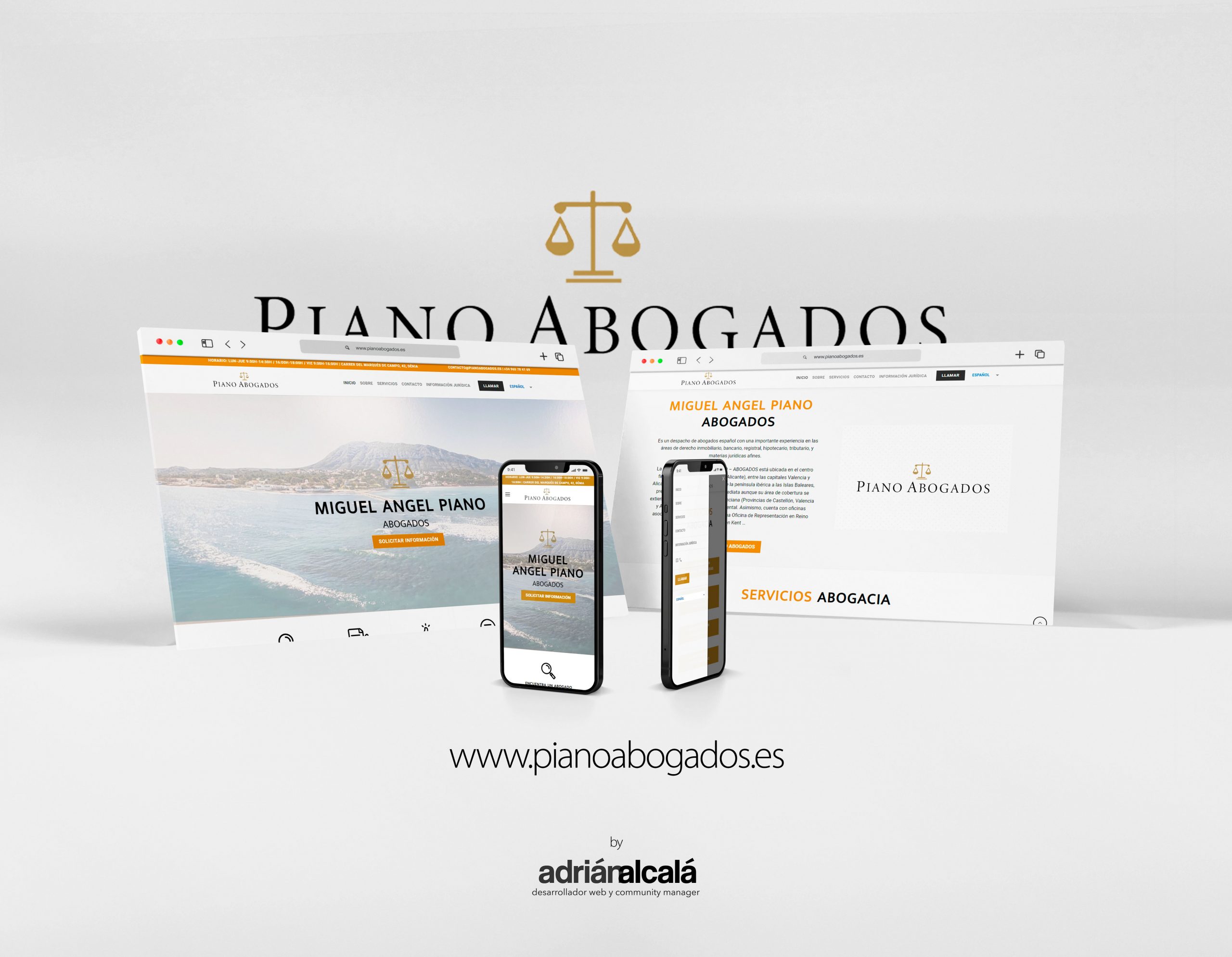 Escuela de Piano — proyecto real del portfolio