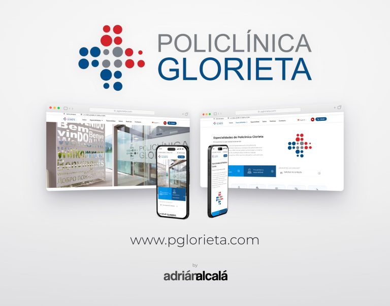 Diseño web de Policlínica Glorieta