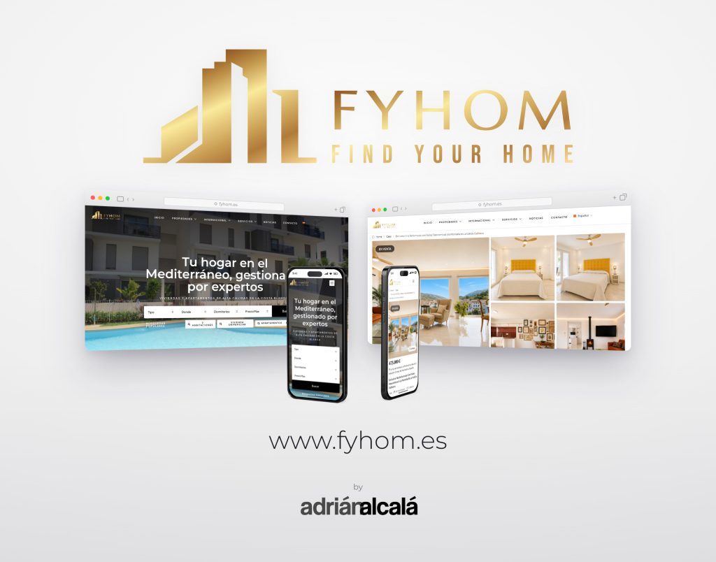 Fyhom Real Estate — proyecto real del portfolio