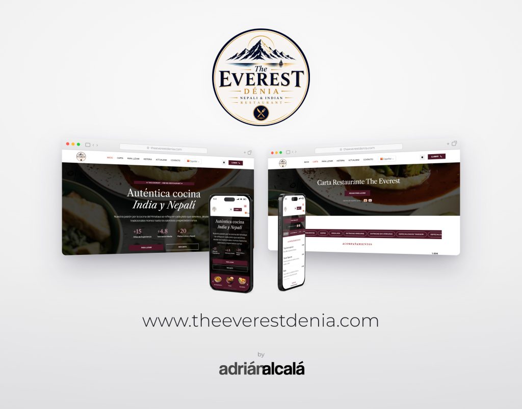 The Everest — proyecto real del portfolio