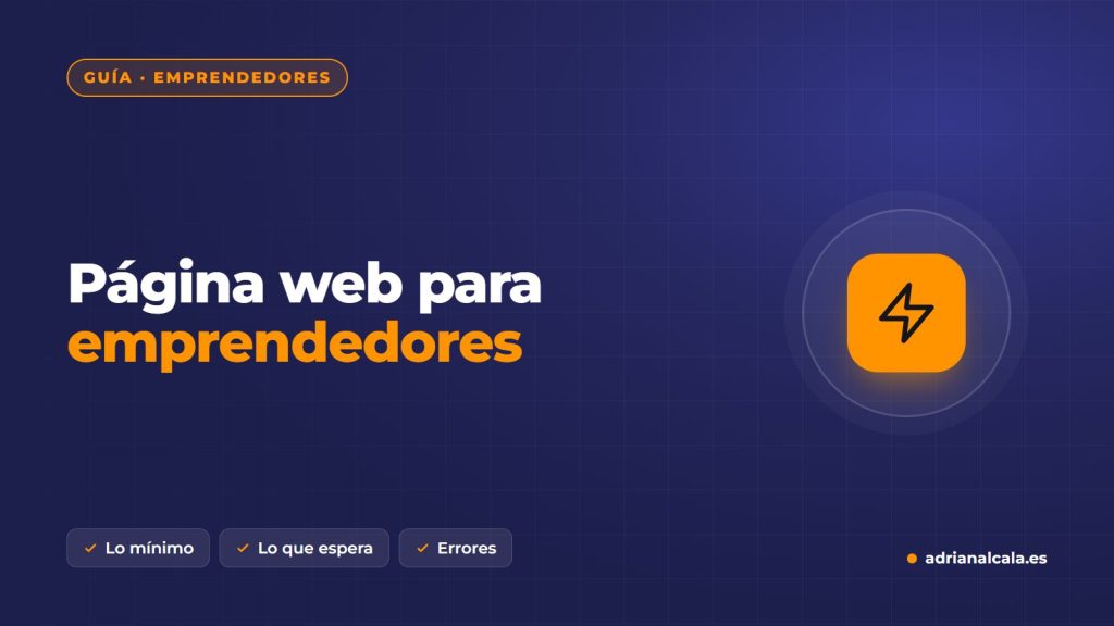 Página web para emprendedores en Dénia: lo mínimo para empezar a vender