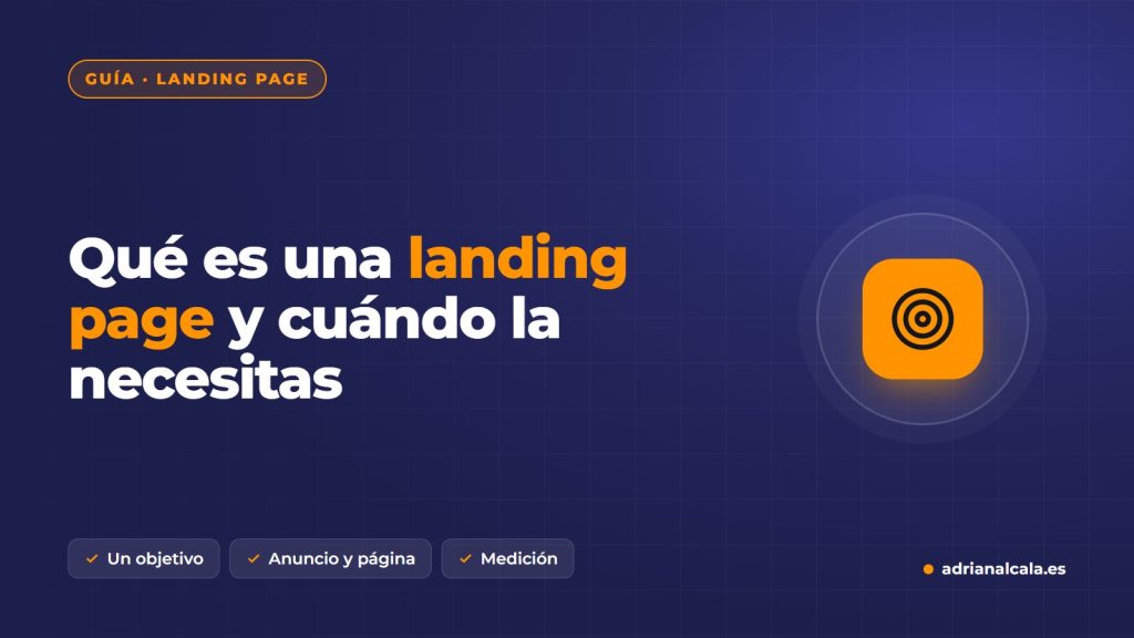Qué es una landing page y en qué se diferencia de una página de inicio
