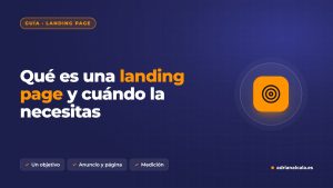 Qué es una landing page y en qué se diferencia de una página de inicio