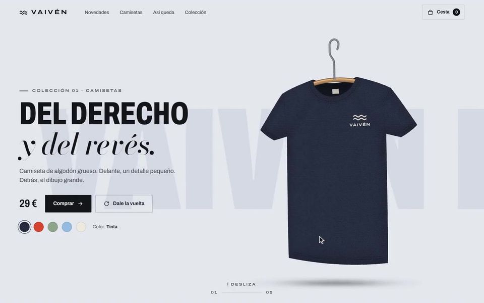 Web de ejemplo Vaivén